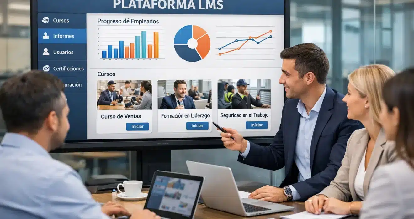 Formación corporativa online en plataforma LMS para empresas